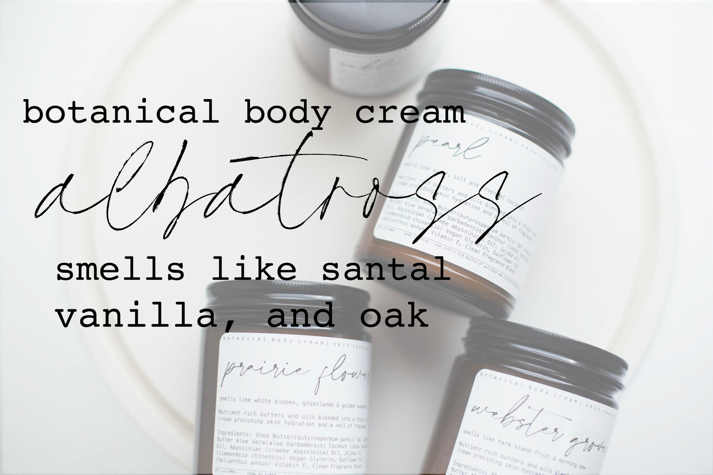 Botanical Body Cream | 8oz - 240ml | ALBATROSS