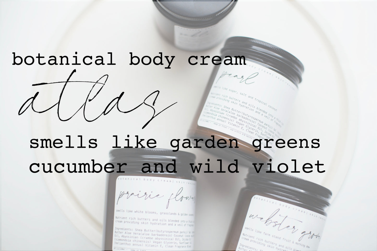Botanical Body Cream | 8oz - 240ml | ATLAS