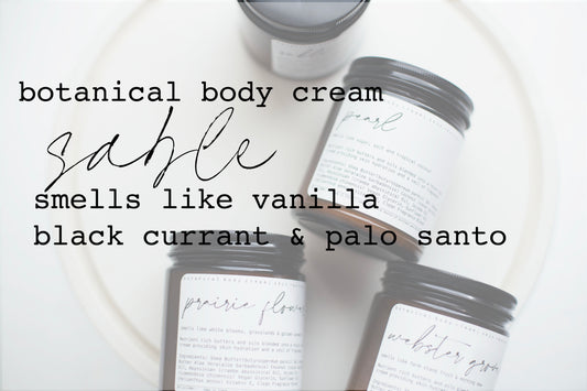 Botanical Body Cream | 8oz - 240ml | SABLE