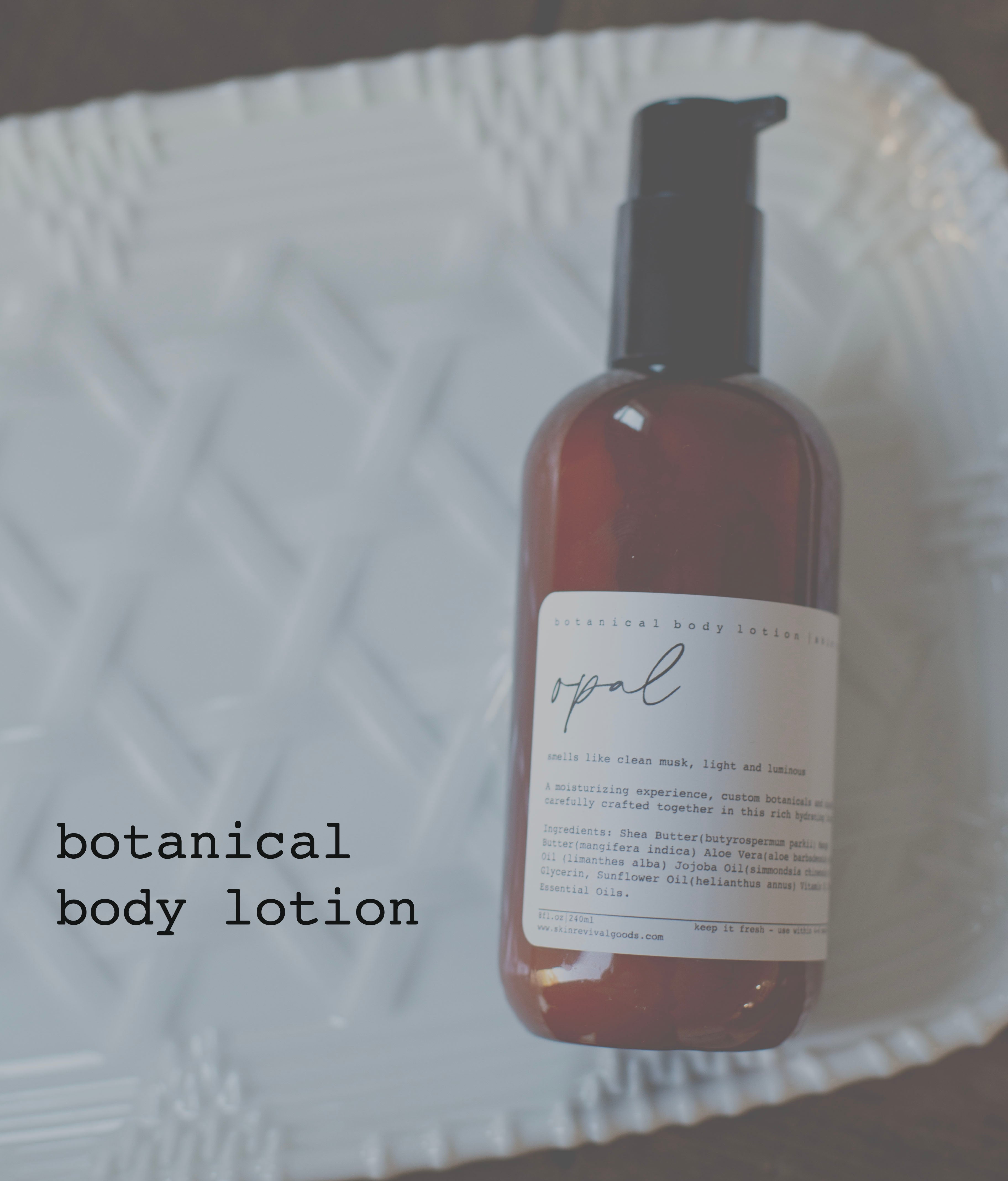 Botanical Body Lotion | 8oz - 240ml  | Choose Your Scent