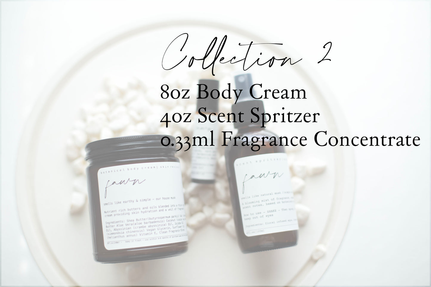 Collection 2 - Body Cream , Fragrance & Scent Spritzer - 3 Pieces // DEAL