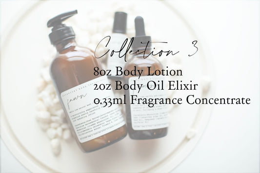Collection 3 - Body Lotion , Fragrance & Body Oil Elixir - 3 Pieces // DEAL