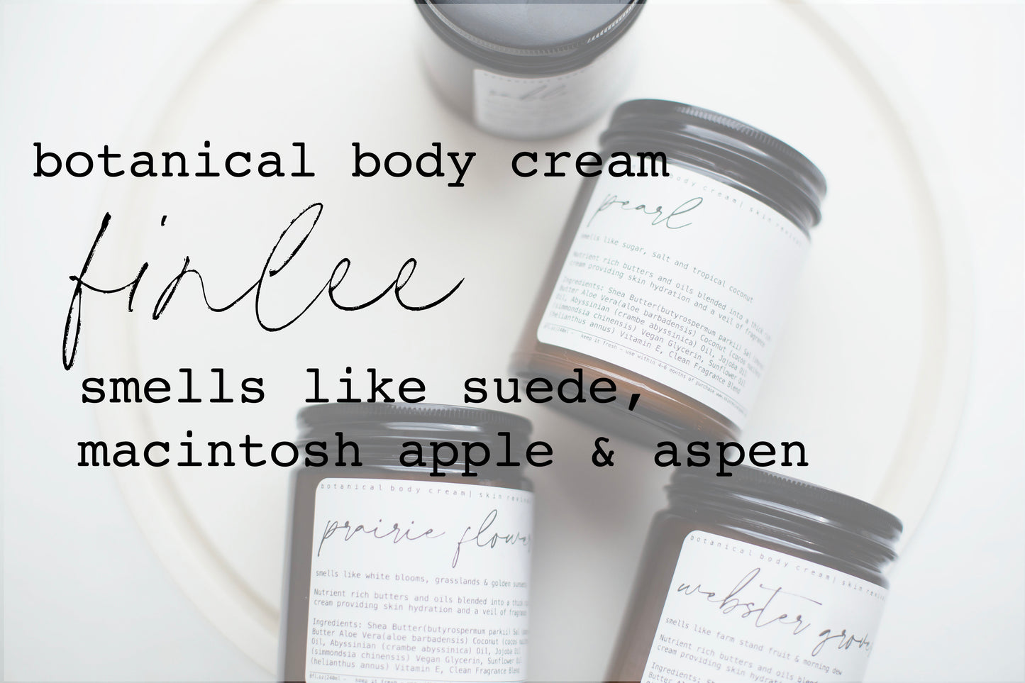 Botanical Body Cream | 8oz - 240ml  | FINLEE