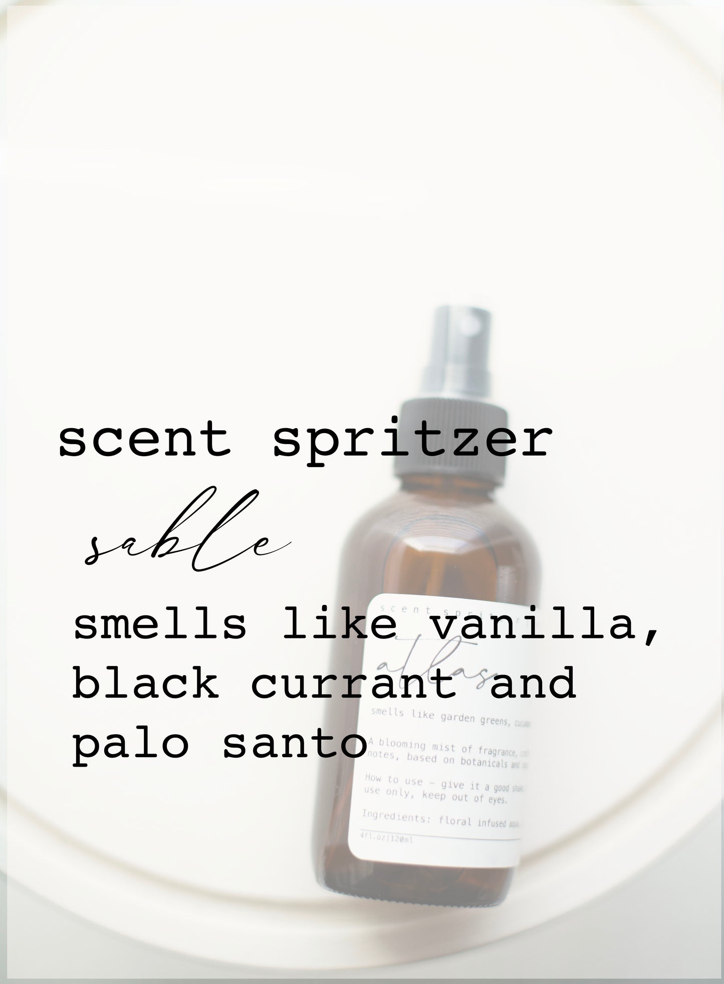 Scent Spritzer | Fragrance Spray | SABLE